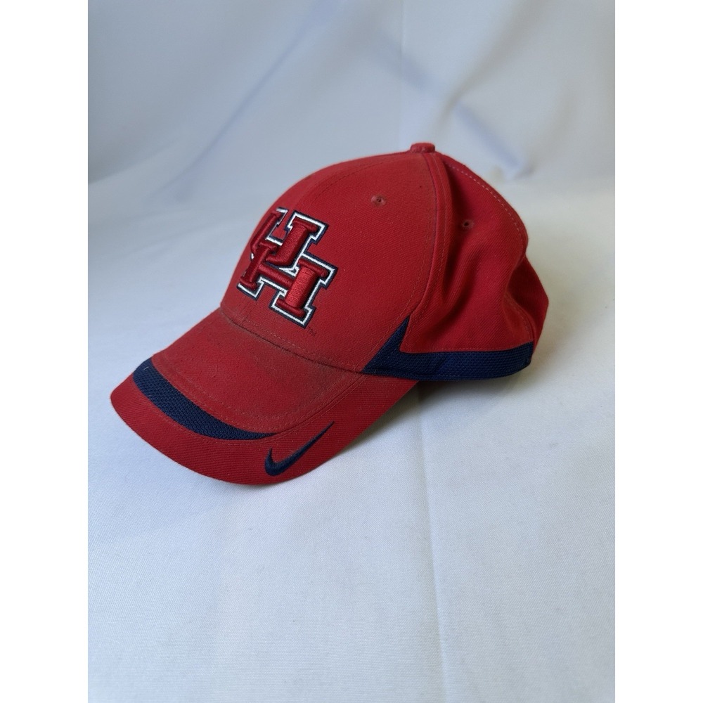Vintage University Of Houston Red Nike Team Hat - Adjustable Strap - One Size